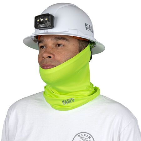 Neck and Face Cooling Band, High-Visibility Yellow