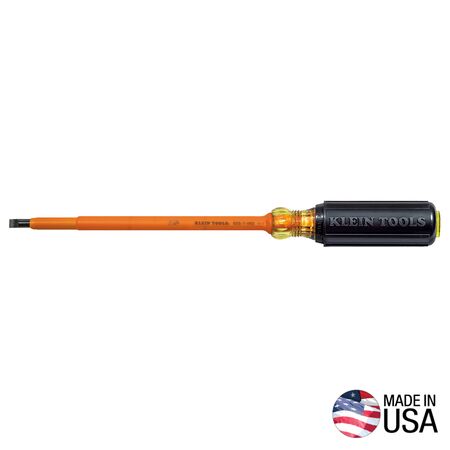 Insulated Screwdriver, 0.6 cm Cabinet, 18 cm Round Shank