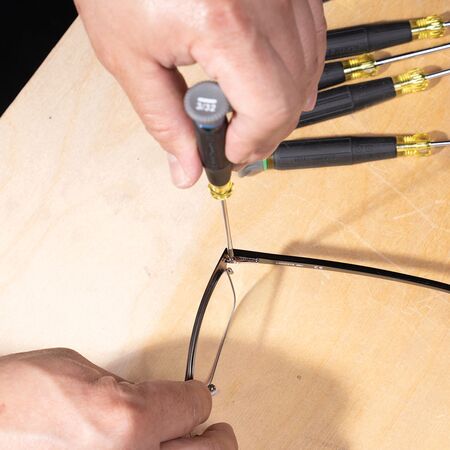 Precision Screwdriver Set, Slotted and Phillips, 4-Piece