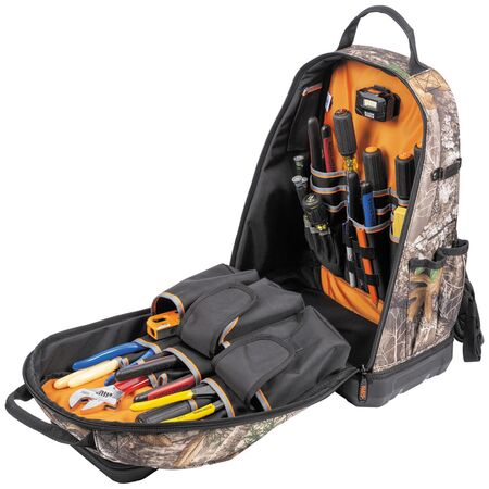 Tradesman Pro™ XL Tool Bag Backpack, 40 Pockets, Camo