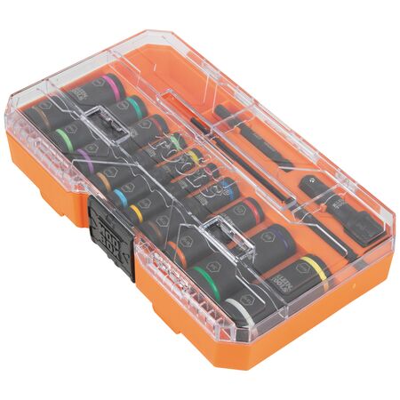 KNECT™ Flip-20 Impact Socket Set, SAE and Metric, 13-Piece