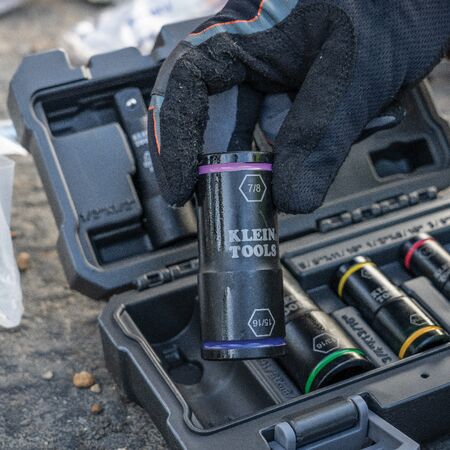 Flip Impact Socket, 7/16 and 3/8-Inch