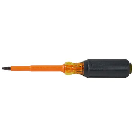 Insulated Screwdriver, No. 2 Square, 10 cm Round Shank