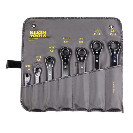 Ratcheting Box Spanner Set, 7-Piece
