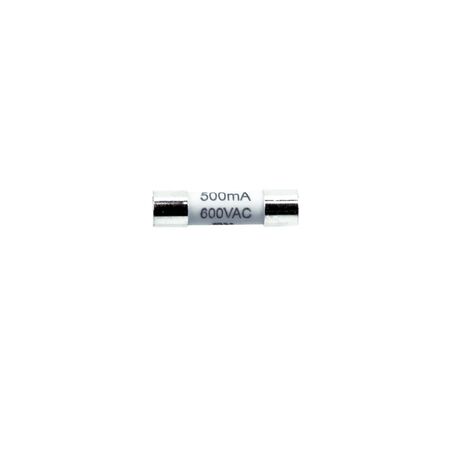 Replacement Fuse, 5x20, 500MA,600V