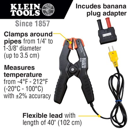 K-Type Temperature Pipe Clamp