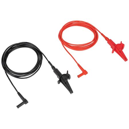 Heavy-Duty Alligator Clip Test Leads, 305 cm