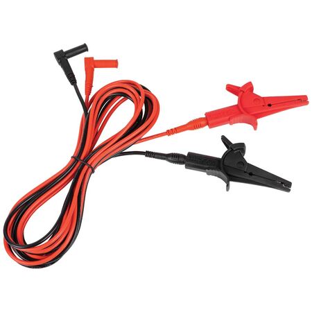 Heavy-Duty Alligator Clip Test Leads, 305 cm