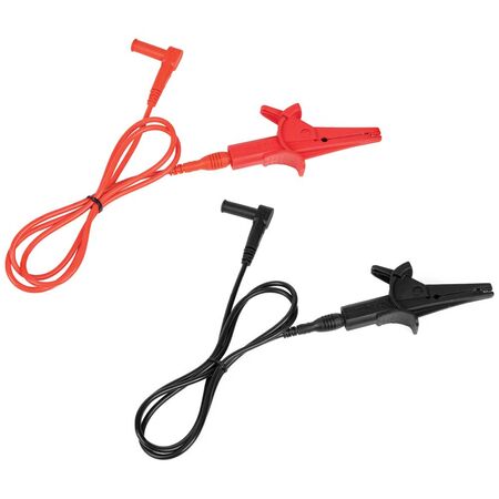 Heavy-Duty Alligator Clip Test Leads, 91.4 cm