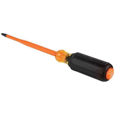 Slim-Tip 1000 V Insulated Screwdriver, No. 2 Square, 15.2 cm Round Shank