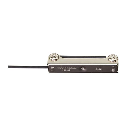 Folding Hex Key Set, 8-Key, SAE Sizes
