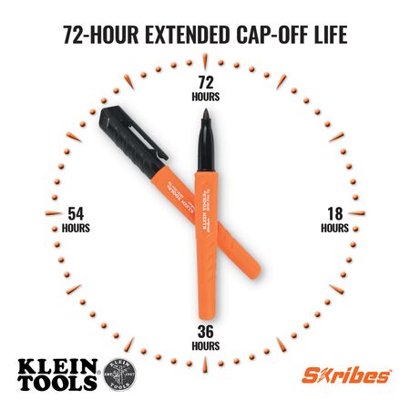 Skribes™ Fine Tip Permanent Markers, Multi-Colour, 4-Pack