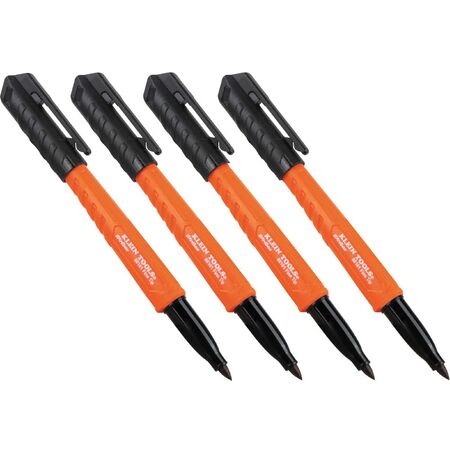 Skribes™ Fine Tip Permanent Markers, Black, 4-Pack