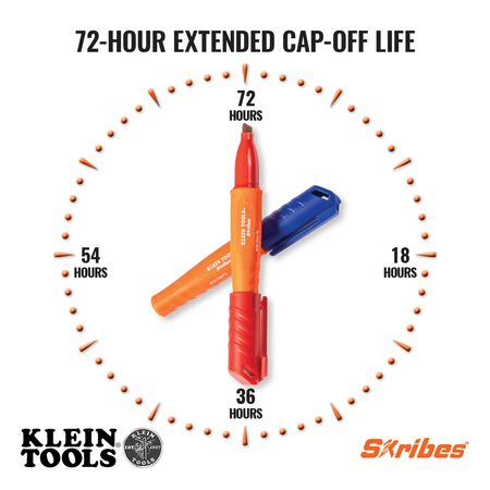 Skribes™ Chisel Tip Permanent Markers, Black, 3-Pack