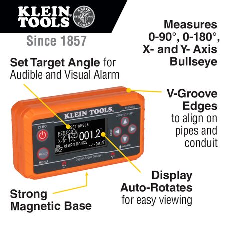 Digital Level with Programmable Angles