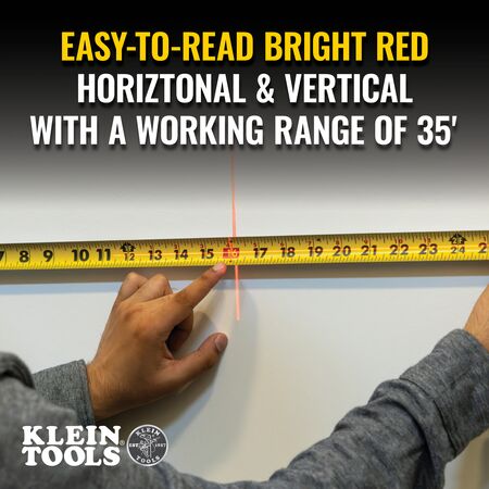 Red Mini Cross-Line Self-Levelling Laser Level, 11 m