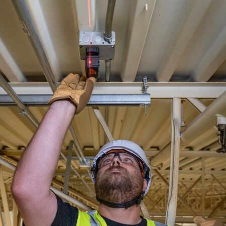 Red Pocket Laser Level