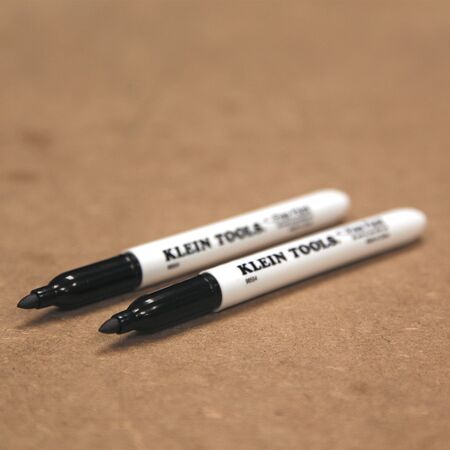 Fine Point Permanent Markers, 2-Pack