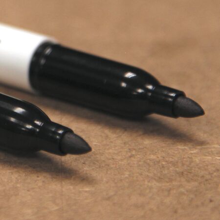 Fine Point Permanent Markers, 2-Pack