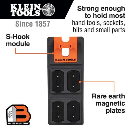 Magnetic Tool Storage Module, S-Hook