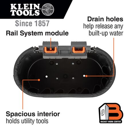 Oval Bucket Module, Rail System