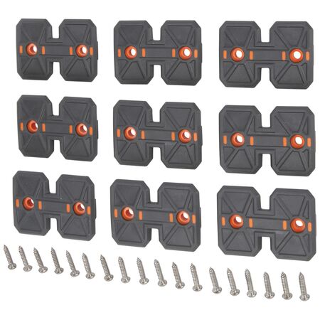 Hard Tool Module Flaps, Rail System, 9-Pack