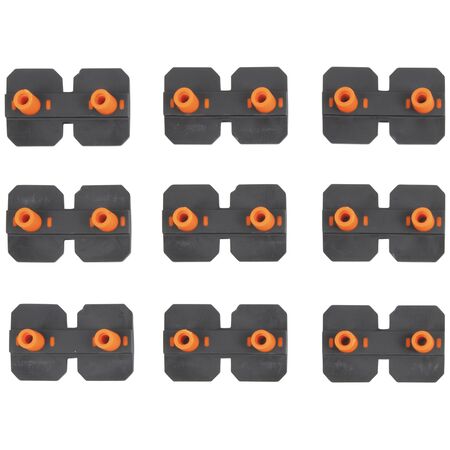 Hard Tool Module Flaps, Rail System, 9-Pack