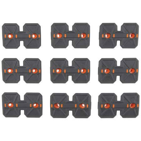 Hard Tool Module Flaps, Rail System, 9-Pack