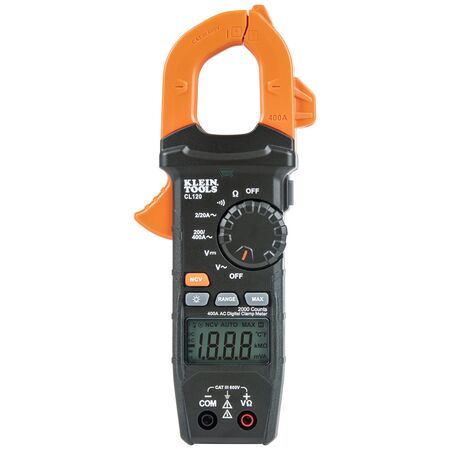 Digital Clamp Meter, AC Auto-Ranging 400 Amp