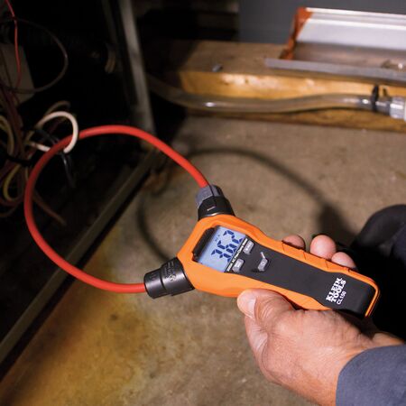Clamp Meter, Digital AC Electrical Tester with 45.7 cm Flexible Clamp