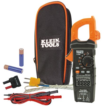 Digital Clamp Meter, AC Auto-Range TRMS, Low Impedance (LoZ), Auto-Off