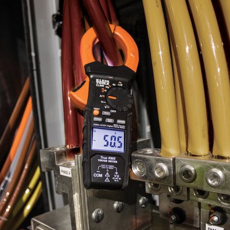 Digital Clamp Meter, AC Auto-Range TRMS, Low Impedance (LoZ), 2000 Amp