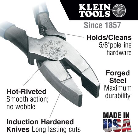 Linesman's Pliers – Bolt Thread-Holding