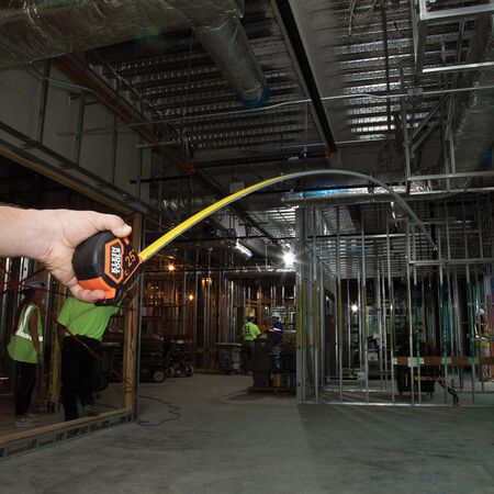 Tape Measure, 7.5 m, Magnetic Double-Hook