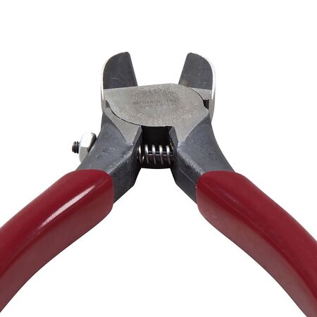 Diagonal Cutting Pliers, Spring-Loaded, Plastic Cutting, 19.5 cm