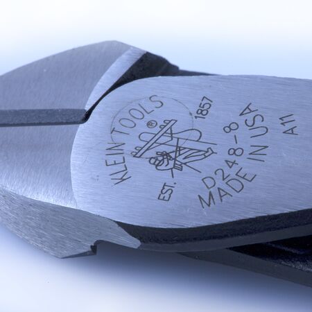 Diagonal Cutting Pliers, Angled Head, Short Jaw, 20.5 cm