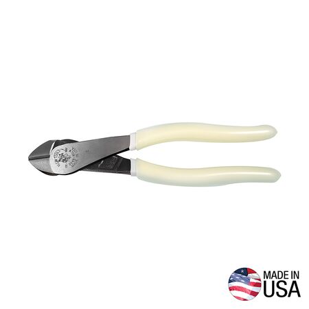 Diagonal-Cutting Pliers, Angled-Head, High-Visibility, 20.5 cm