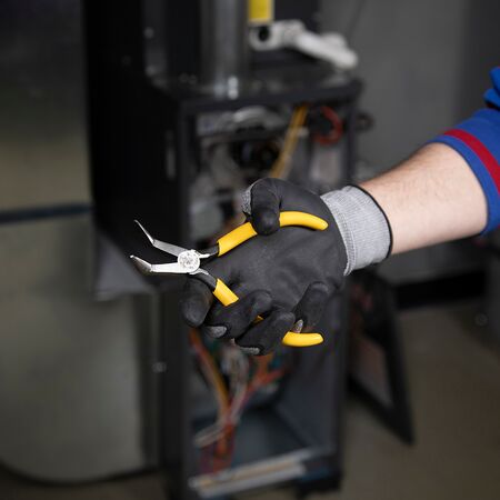 Pliers, Curved Needle Nose Pliers, 16.2 cm