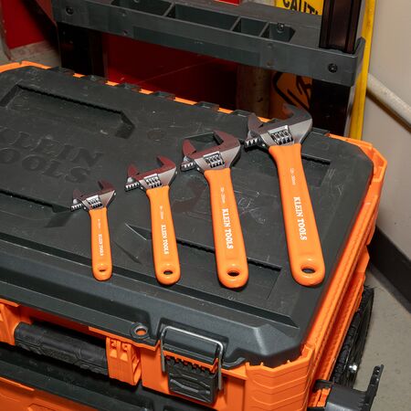 Extra-Capacity Adjustable Spanners, 4-Piece