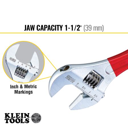 Adjustable Spanner - Extra Capacity, 314 mm