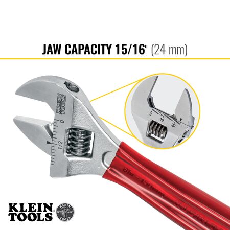 Adjustable Spanner - Extra Capacity, 165 mm