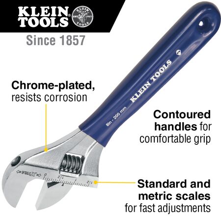 Adjustable Spanner - Extra-Wide Jaw, 216 mm