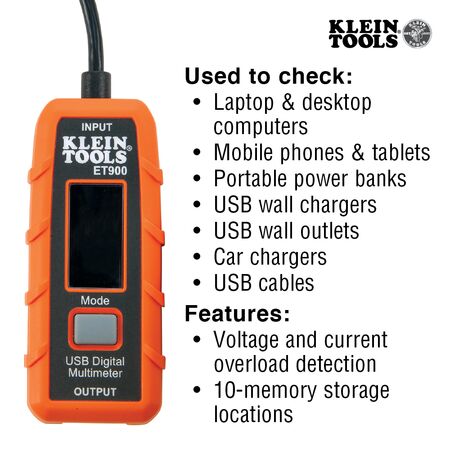 USB Digital Meter - USB-A (Type A)