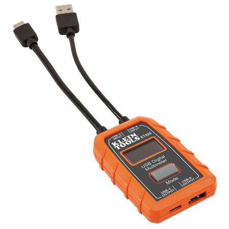 USB Digital Meter, USB-A and USB-C
