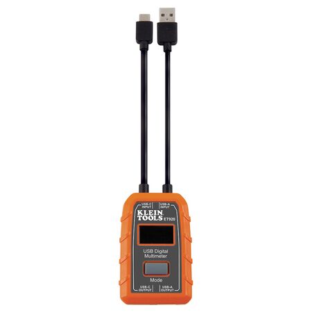 USB Digital Meter, USB-A and USB-C
