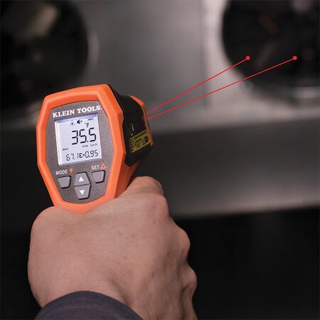 Dual-laser infrared thermometer - 20:1