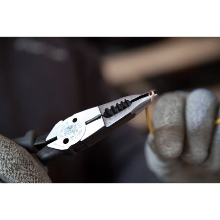 Pliers, All-Purpose Needle Nose, Spring Loaded, Cuts, Strips, 21.9 cm