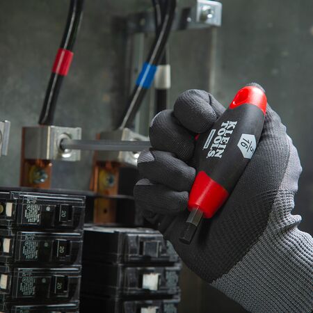 Hex Key Set, SAE T-Handle, 15.2 cm with Stand, 10-Piece