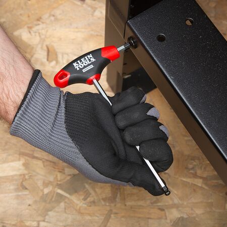 Hex Key Set, SAE Ball-End T-Handle, 15.2 cm with Stand, 10-Piecee