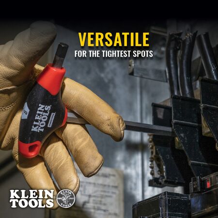 Hex Key Set, SAE Ball-End T-Handle, 15.2 cm with Stand, 10-Piecee